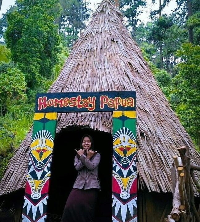 Rumah Honai Tenggir Park Ngargoyoso 