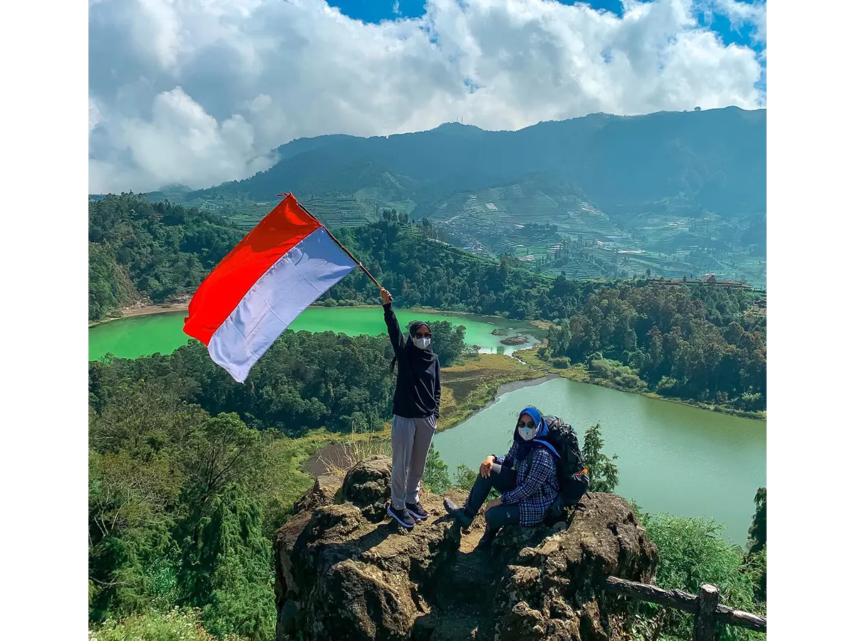 Dirgahayu Indonesia di Dieng