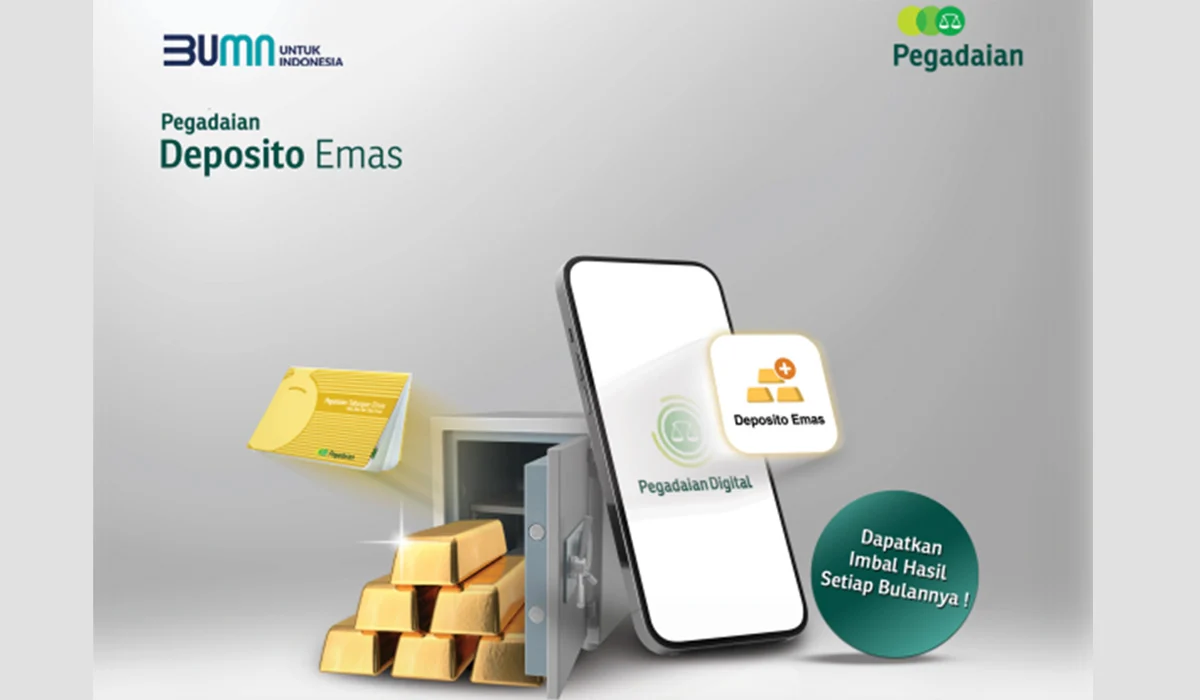 Nabung Emas Kini Makin Cuan, Pegadaian Hadirkan Fitur Deposito EmasAR
