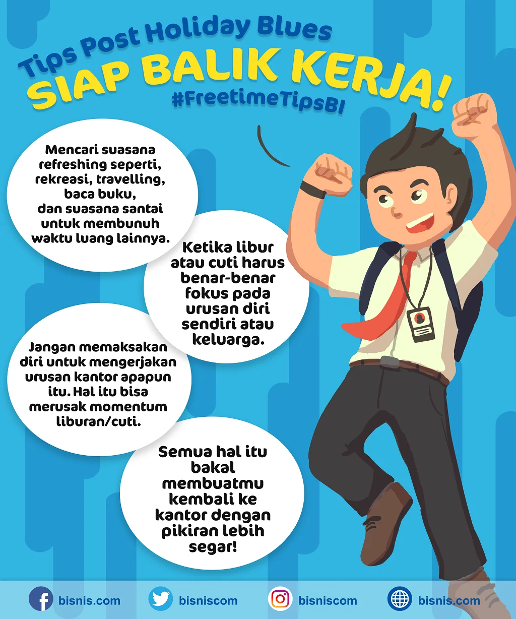 Yuk Semangat! Ini 4 Cara Mengatasi Post Holiday Blues usai Libur Panjang