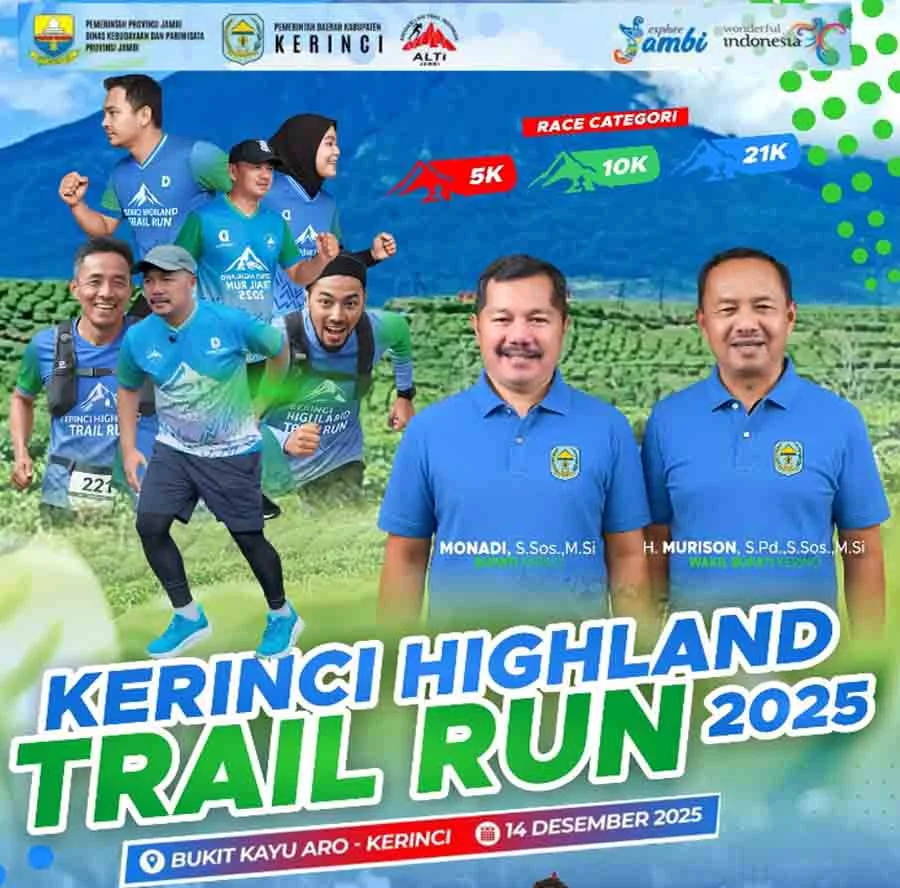 12 Negara Ikut Kejuaraan Lari Lintas Alam Kerinci100