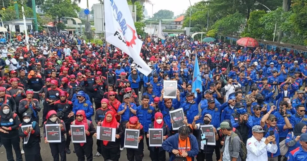 200 Ribu Buruh Bakal Padati Monas dalam Peringatan May Day Besok