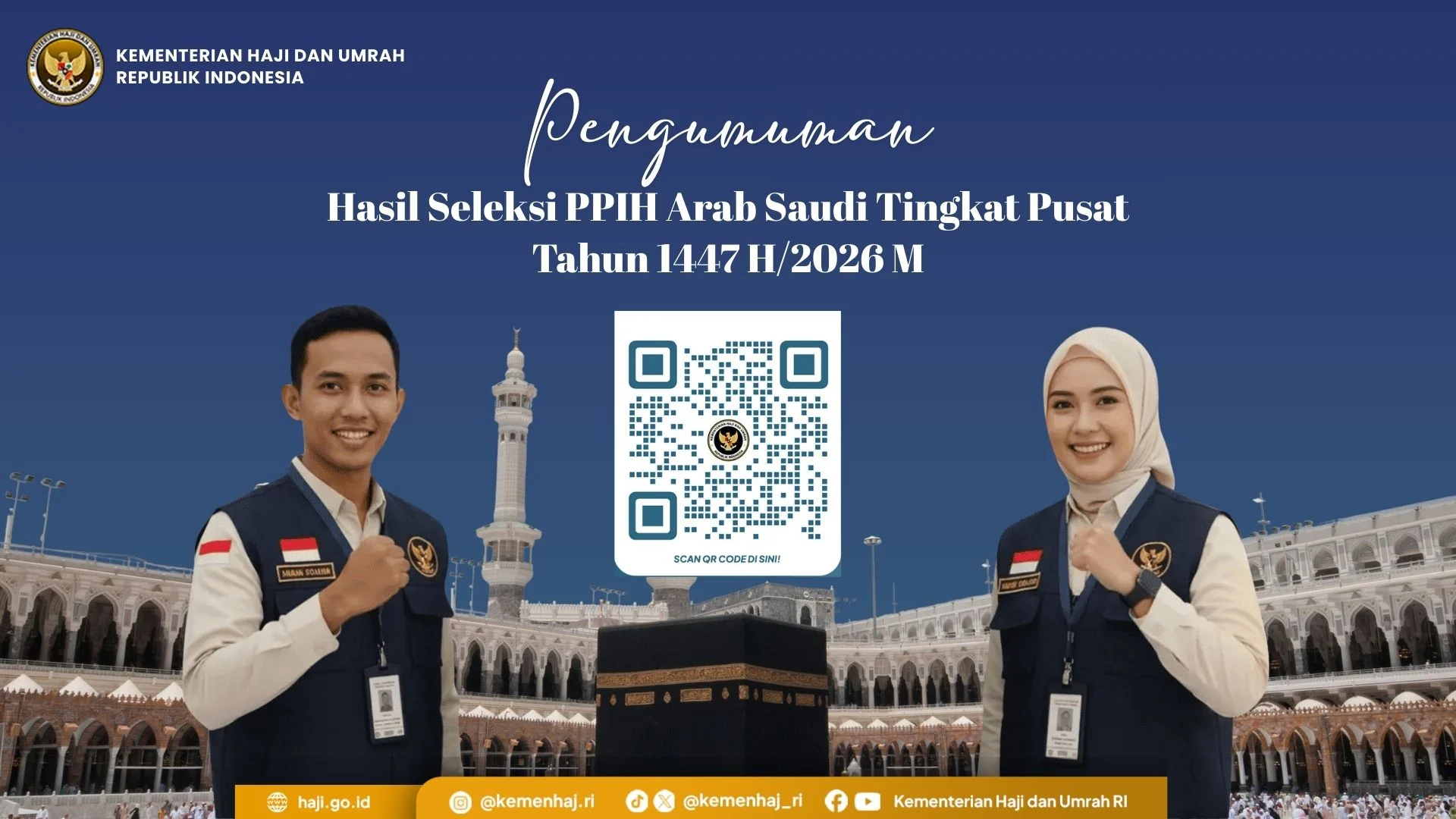 423 Tenaga Pendukung PPIH Arab Saudi Siap Perkuat Layanan Jamaah Haji