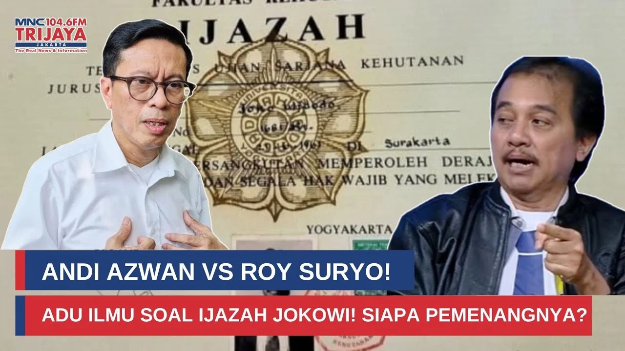 Andi Azwan Batal Membenarkan Metode Riset Roy Suryo soal Foto Ijazah Jokowi