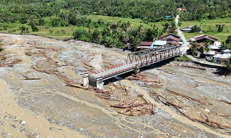 Banjir Bandang Kembali Landa Aceh Tengah, Dua Jembatan Darurat Ambruk