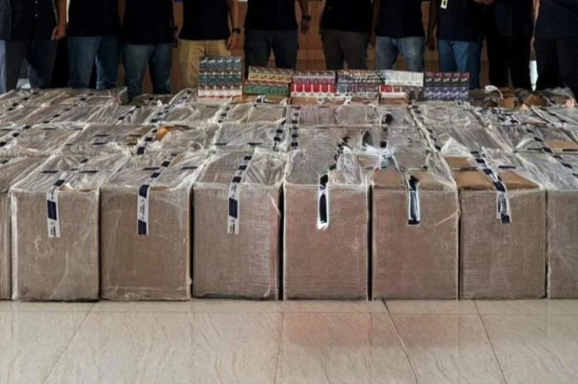 Bea Cukai Sulbagsel Amankan 670.600 Batang Rokok Ilegal di Gowa