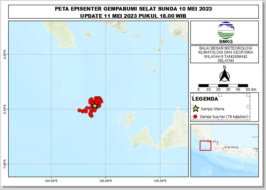 BMKG Catat 11 Gempa Susulan Usai Gempa Bitung M 7,6