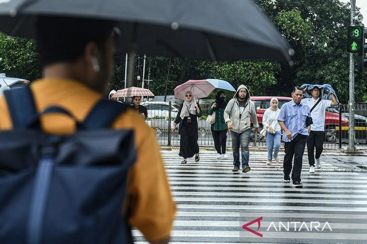 BMKG Perkirakan Hujan Ringan di Jakarta Hingga Jumat Sore