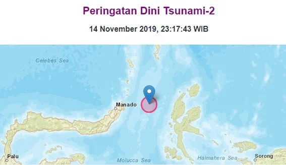 BMKG: Potensi Tsunami Pascagempa Maluku‑Sulawesi Utara Berakhir, Laut Stabil