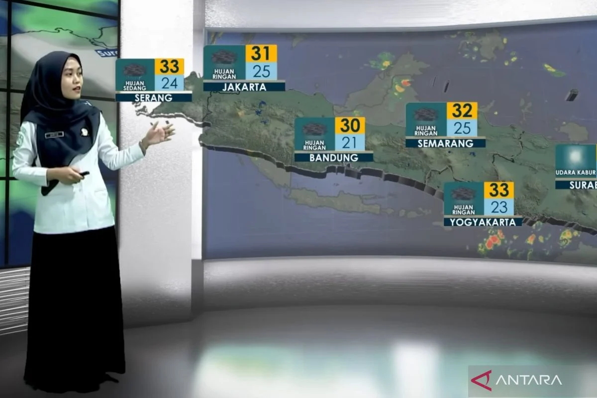 BMKG Prakiraan Hujan Bervariasi di Mayoritas Wilayah Indonesia