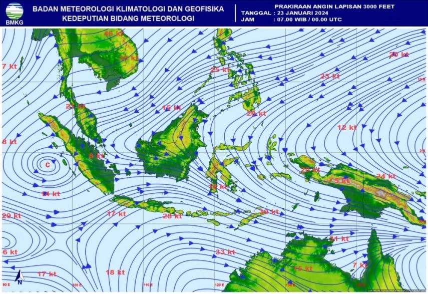 BMKG Prakiraan Hujan Lebat dan Guyuran di Beberapa Daerah Indonesia