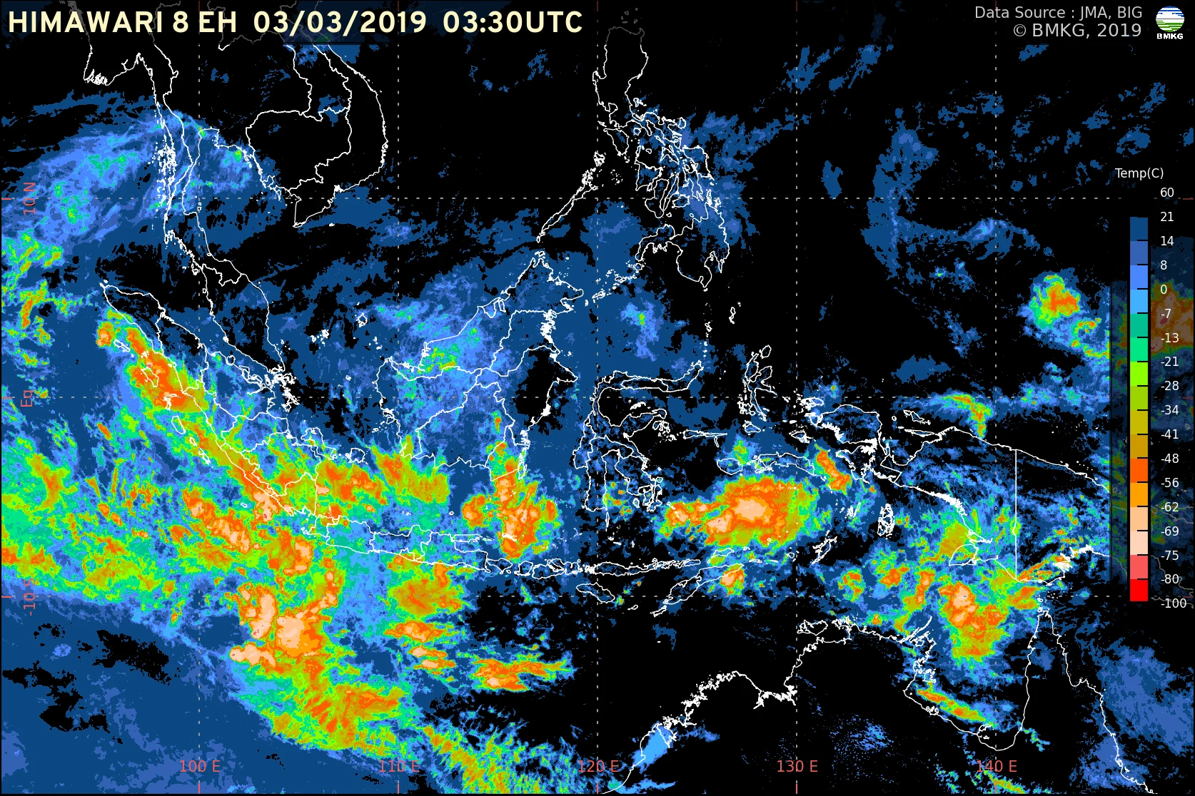 BMKG Prediksi Hujan Lebat di Beberapa Wilayah Indonesia pada Jumat