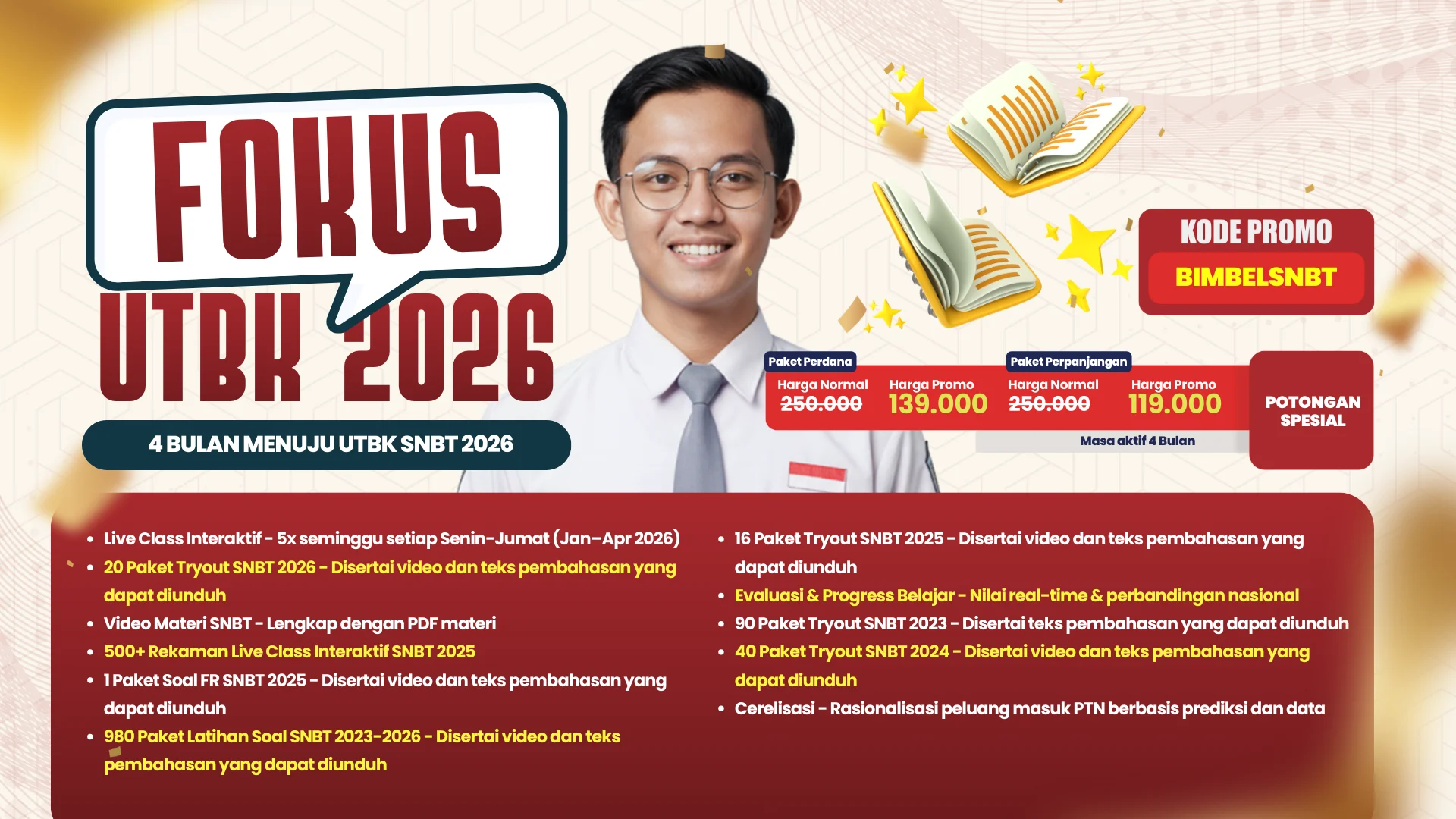 Cerita Farhan, Setahun Ikut Bimbel demi UTBK SNBT 2026 di UI