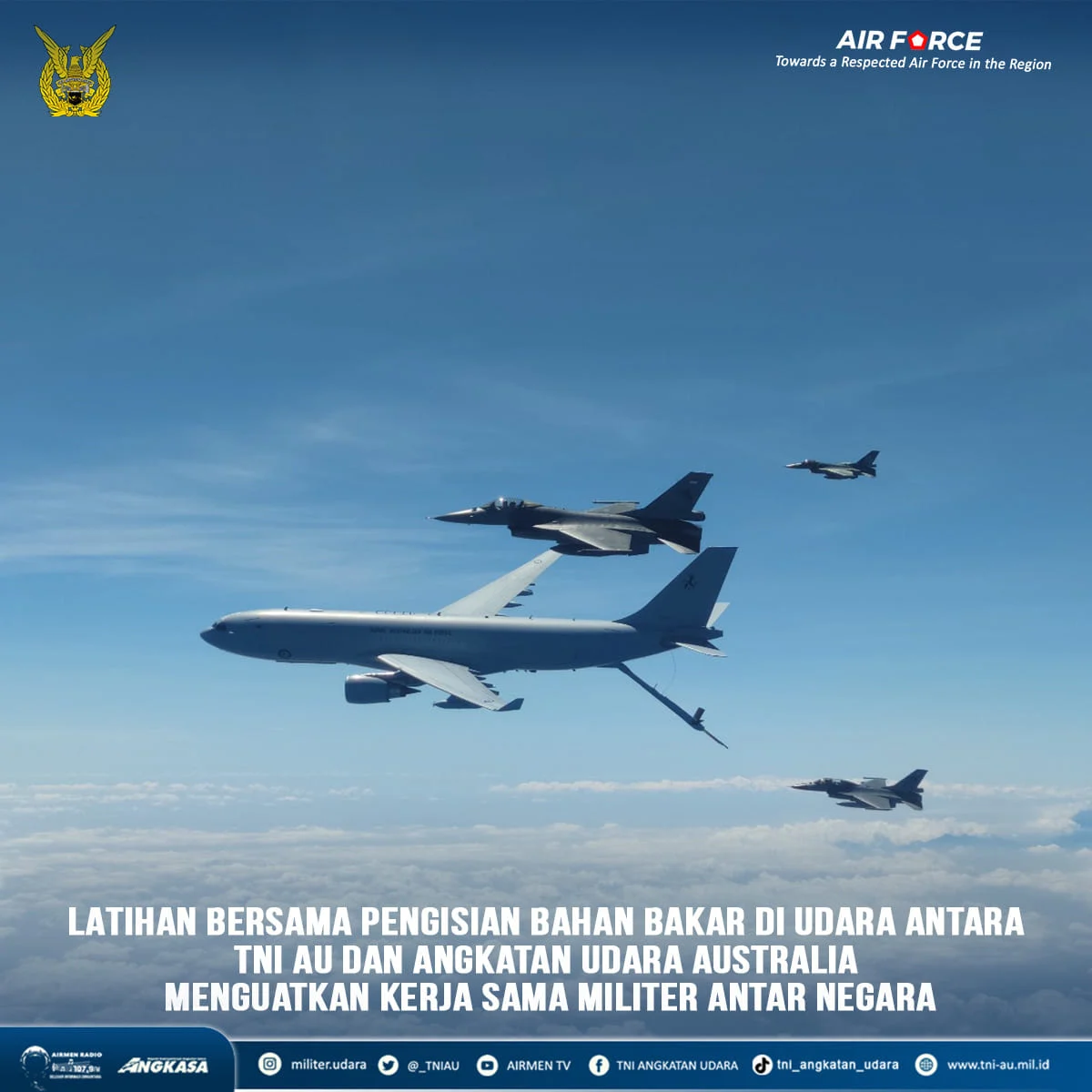 Eskalasi Global Pengaruhi Suplai Energi, TNI AU Hemat Bahan Bakar Tanpa Kurangi Jam Terbang dalam Latihan dan Operasi