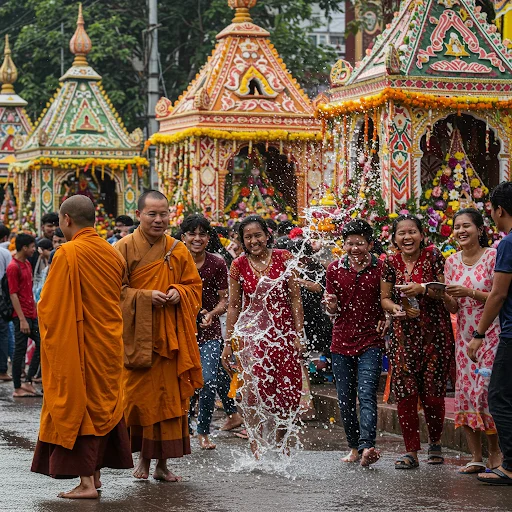 Festival Thingyan Sambut Tahun Baru Myanmar