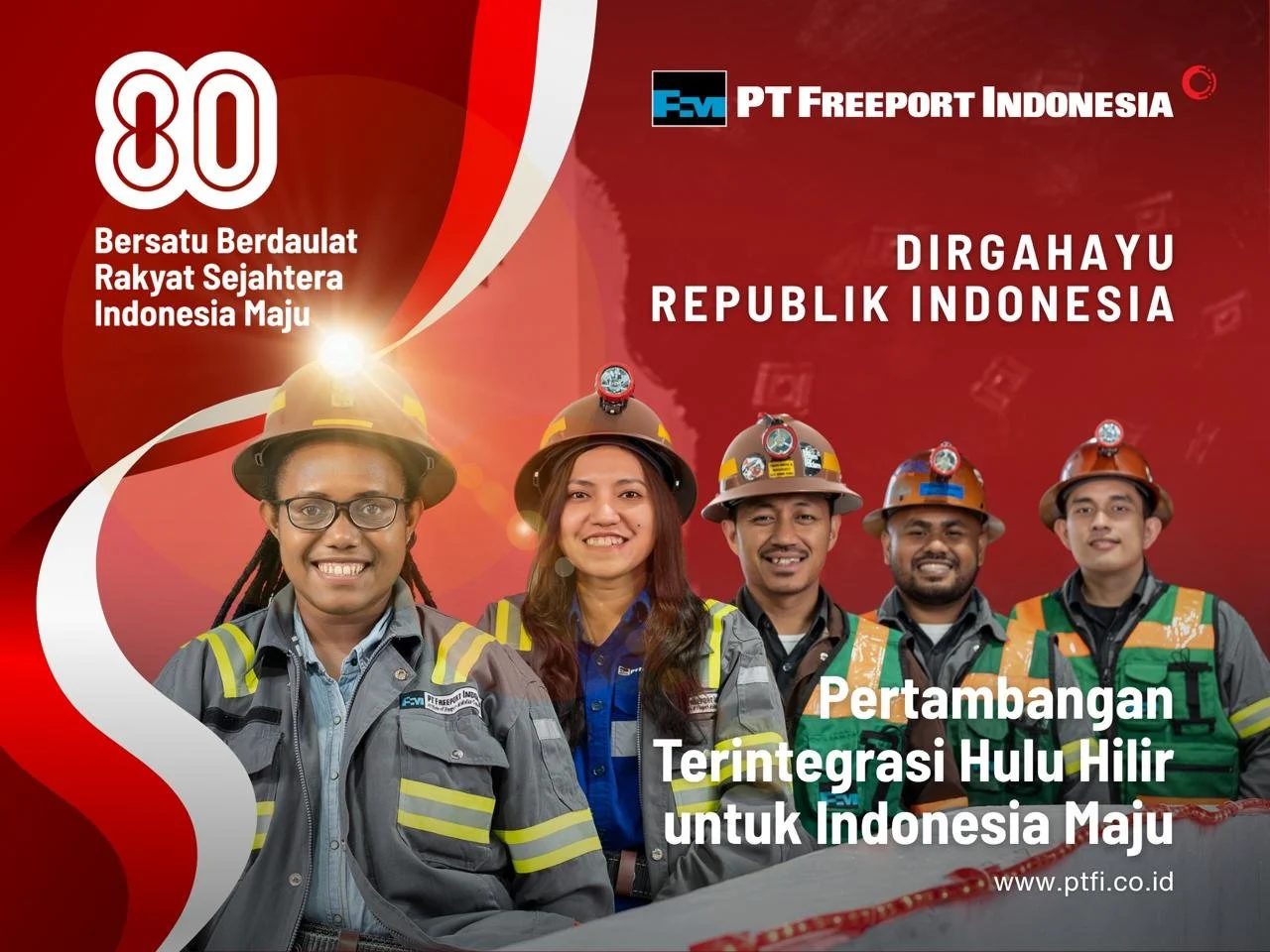 Freeport Indonesia Rayakan HUT ke‑59 dengan Mengenang Sembilan Karyawan yang Gugur