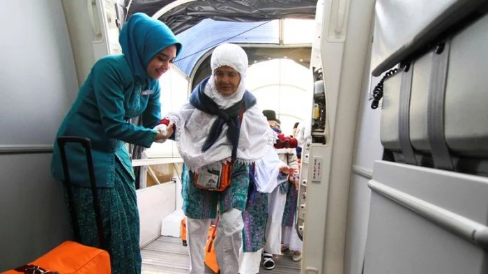 Garuda Indonesia Catat OTP 100% pada Penerbangan Haji Kloter Pertama