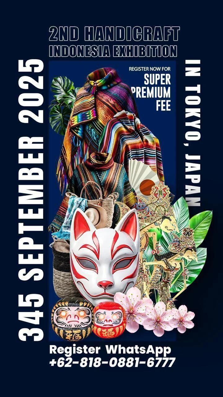 Handicraft Indonesia Kembali Guncang Tokyo Dome 2026, Pameran Deposito Hanya Rp1 Juta