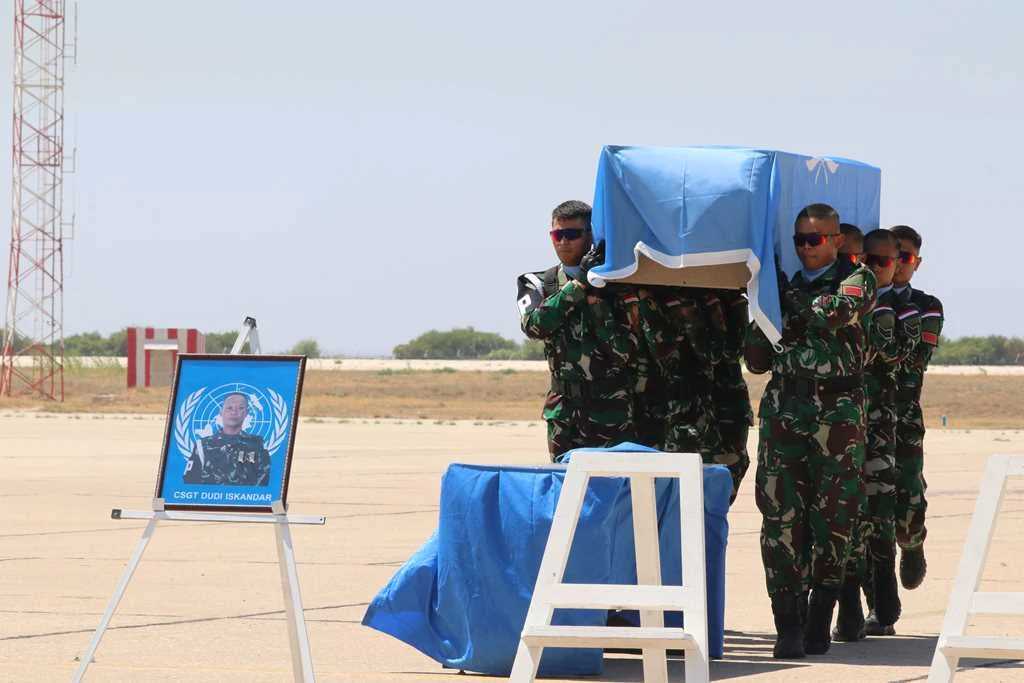 Jenazah Dua Prajurit TNI yang Gugur di Lebanon Dimakamkan pada Minggu Pagi