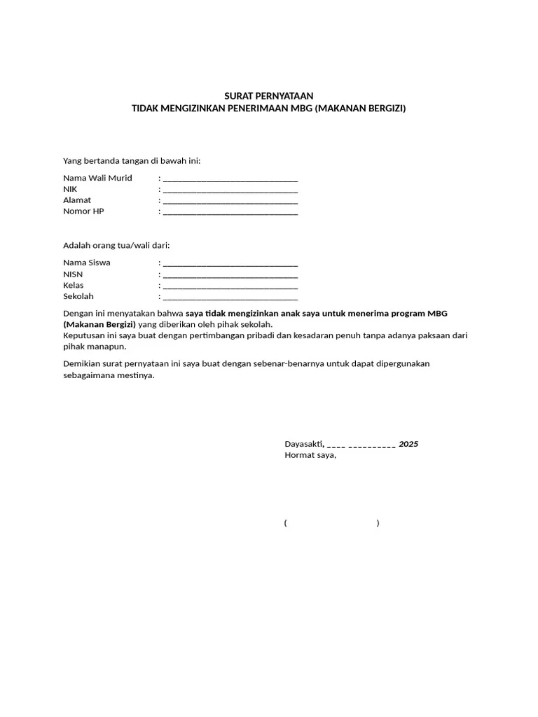 JPPI: Surat Pelajar Kudus Tolak MBG Tamparan bagi Pemerintah