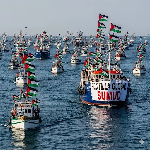 Kapal Global Sumud Flotilla Dicegat Israel, Aktivis Ditodong Senjata