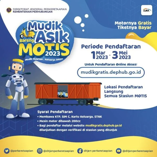 Kemenhub Catat Realisasi Motor Gratis Lebaran 2026 Capai 12.419 Unit