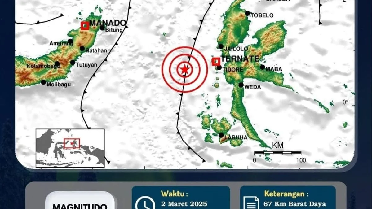 Kerusakan di Ternate Akibat Gempa Bitung Magnitudo 7,6