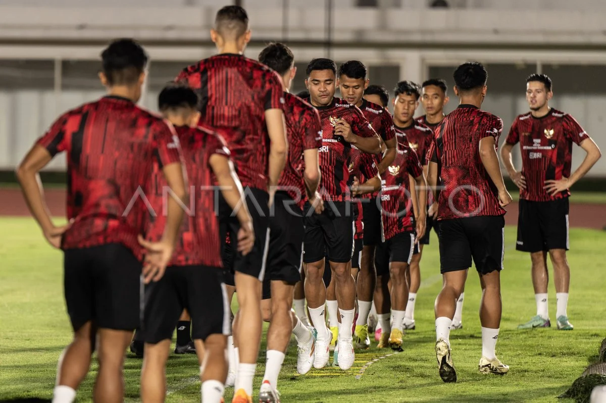 Latihan Timnas Indonesia U-17 Persiapkan Laga Lawan Vietnam di Piala AFF U-17