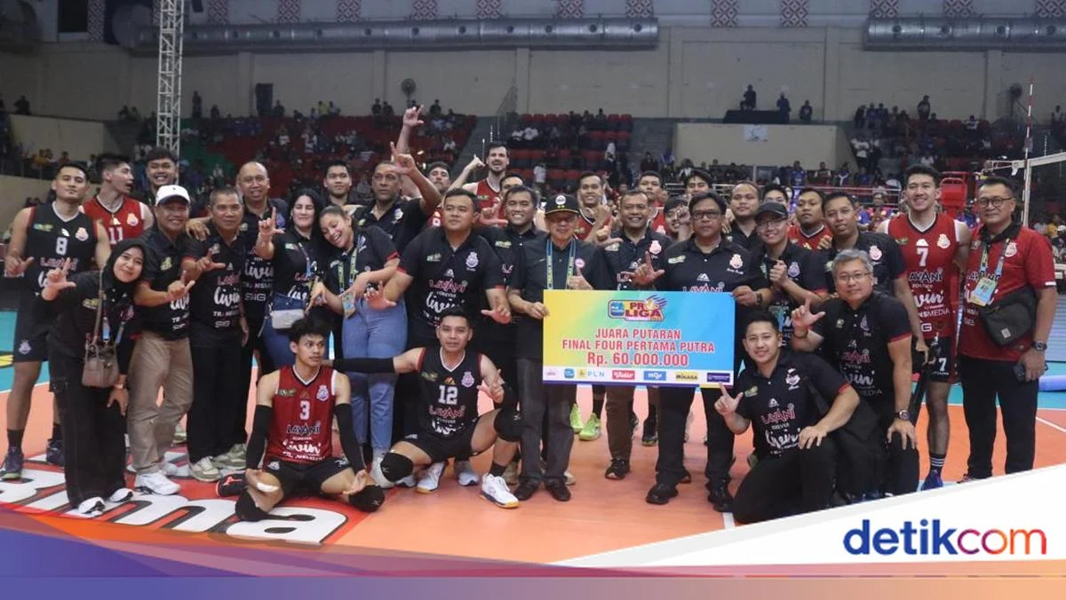 LavAni Livin’ Transmedia Tumbangkan Bhayangkara Presisi, Juara Putaran Pertama Final Four Proliga 2026