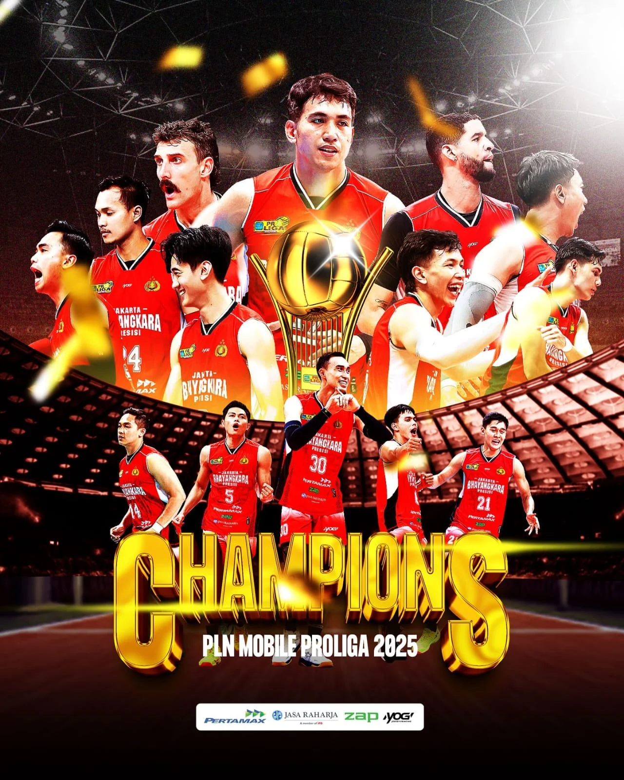 LavAni Tekuk Bhayangkara, Raih Juara Proliga 2026, Balas Dendam di Final