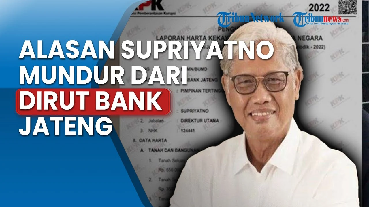 Mantan Dirut Bank Jateng Supriyatno Dijatuhi Tuntutan 10 Tahun Penjara dalam Kasus Korupsi Sritex