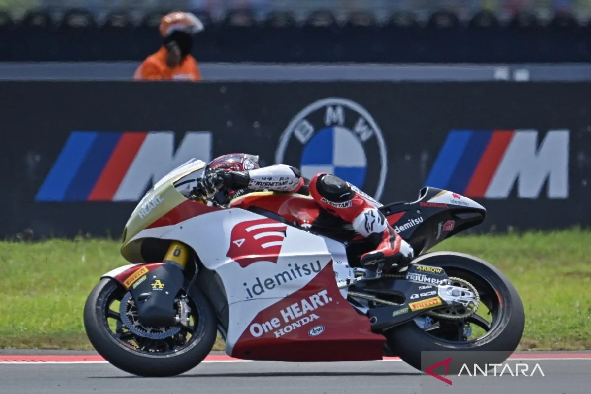 Mario Aji Mulai Balapan Utama Moto2 Spanyol dari Posisi ke-17