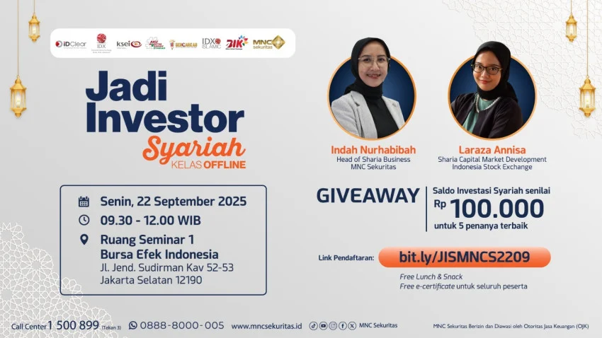 Mau Investasi yang Berkah? Belajar Jadi Investor Syariah Gratis bersama MNC Sekuritas