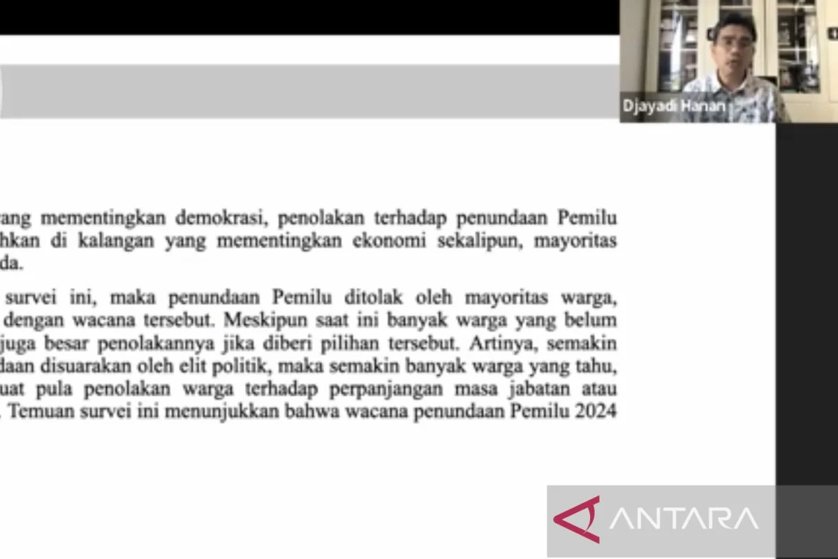 Mayoritas Publik Tolak Wacana Pelengseran, Stabilitas Jadi Pertimbangan Utama