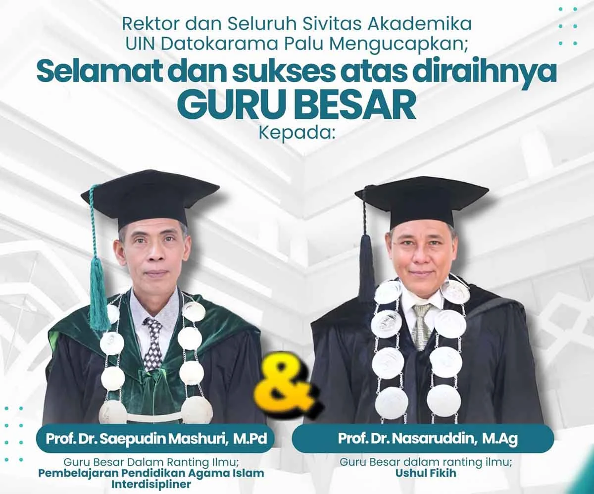 Menag: UIN Palu Harus Tambah 20 Guru Besar untuk Tingkatkan Mutu Akademik