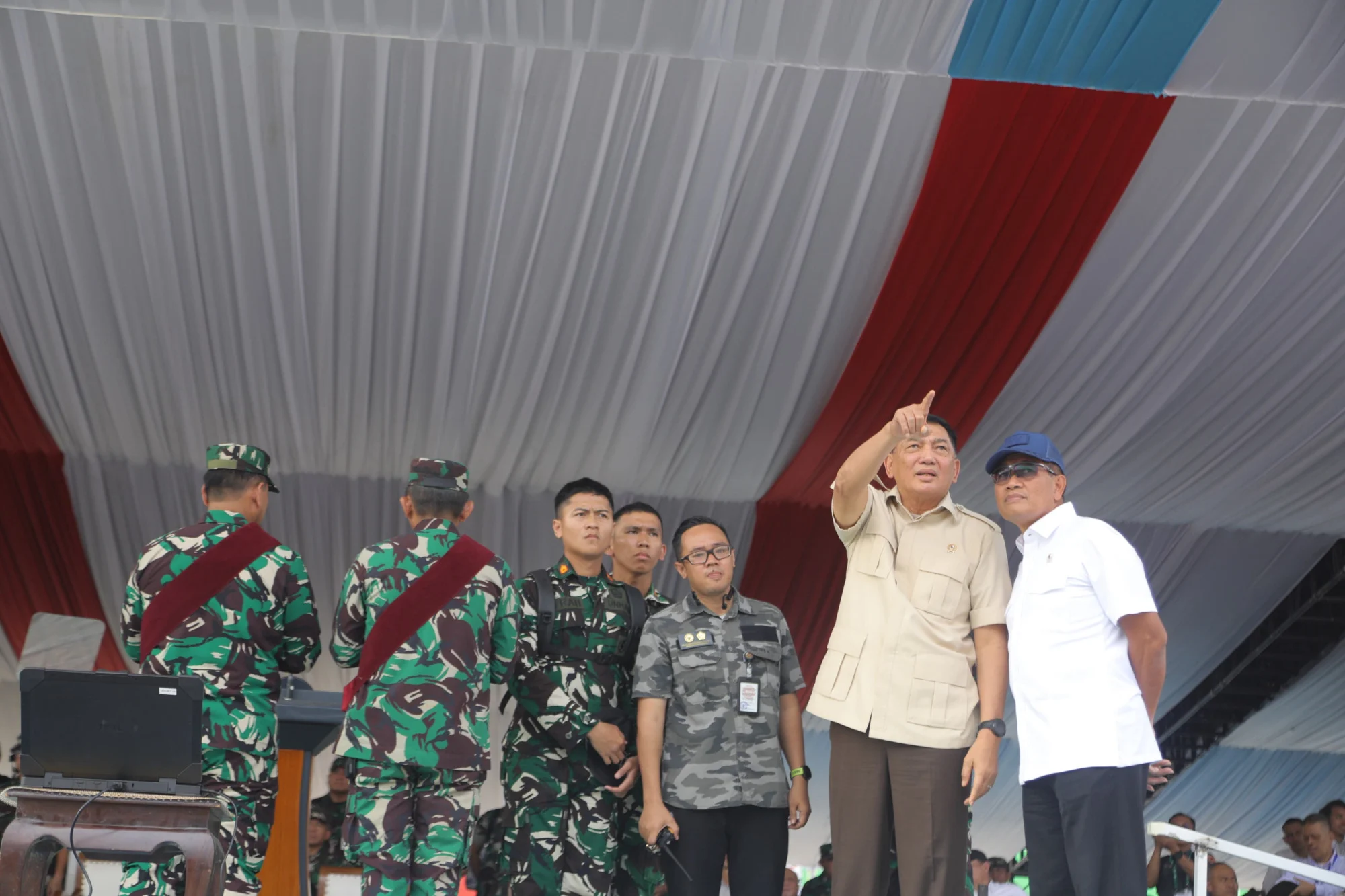 Menhan Sjafrie Tinjau Brigif TP 34 dan Yonif TP 889, Tekankan Jiwa Korsa serta Kepatuhan Pimpinan