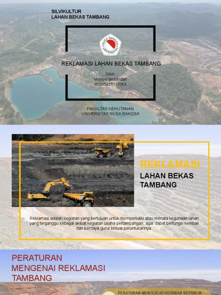 NHM Lakukan Reklamasi 232,69 Ha Lahan Bekas Tambang, Tunjukkan Komitmen ESG