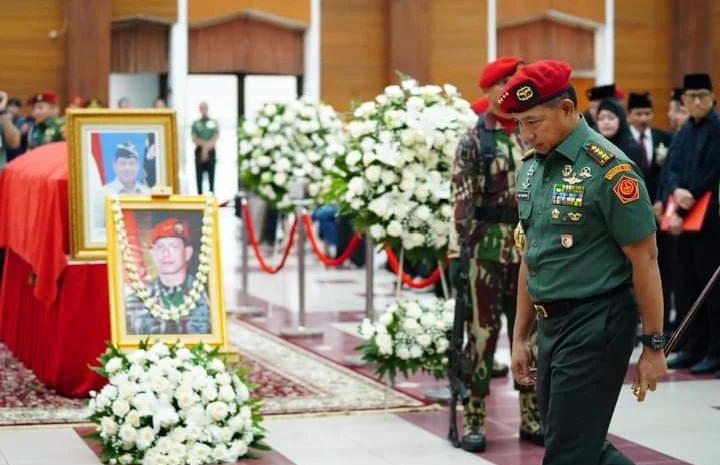 Panglima TNI Pimpin Pemakaman Mayor Inf Anumerta Zulmi di Bandung
