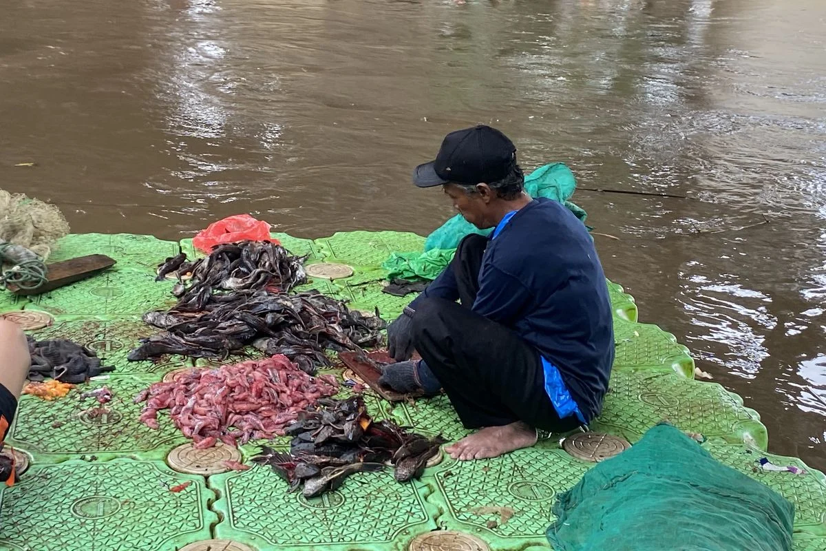 Pemkot Jaktim Tangkap 320 Kg Ikan Sapu-sapu di Waduk Kaja