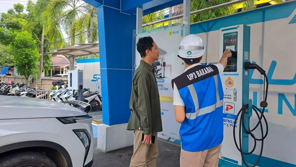 Penggunaan SPKLU PLN Sulselrabar Melonjak Drastis Saat Mudik Lebaran