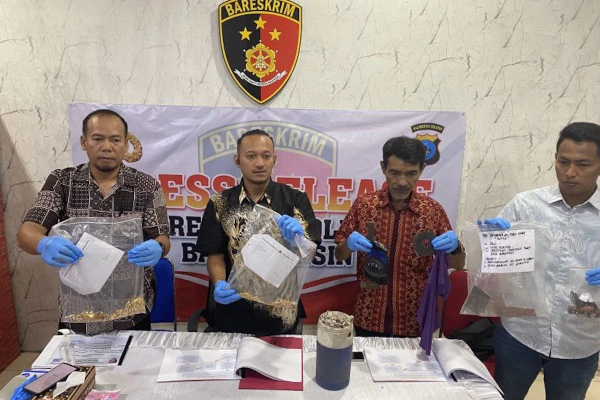 Polisi Lumpuhkan Pelaku Pencurian Emas 1 Kg dan Uang Tunai, Kerugian Tembus Rp 2 Miliar