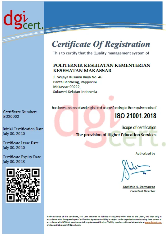 Poltekpar Makassar Raih Sertifikasi ISO 21001:2018 untuk Manajemen Pendidikan