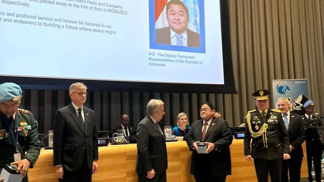 Prajurit TNI Gugur di Lebanon Dapat Medali Dag Hammarskjold