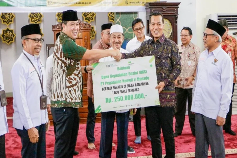 PT Pegadaian Cabang Bima Serahkan Bantuan CSR Peralatan Ibadah ke Masjid Al Ijtihad