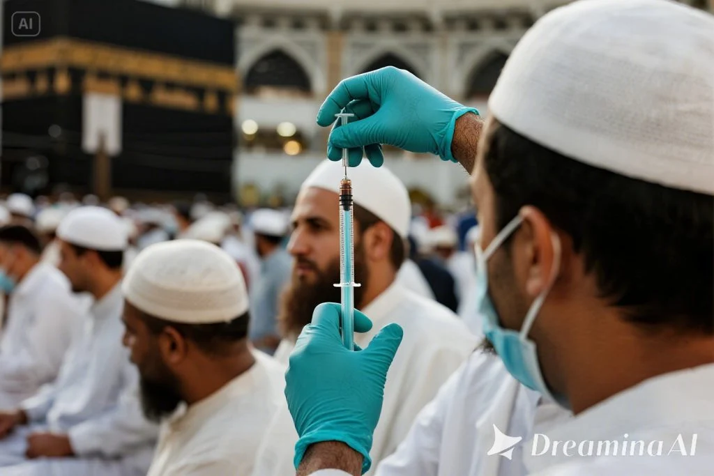 Ratusan Calon Jamaah Haji Ngawi Lakukan Vaksinasi Sebagai Persiapan Umroh dan Haji