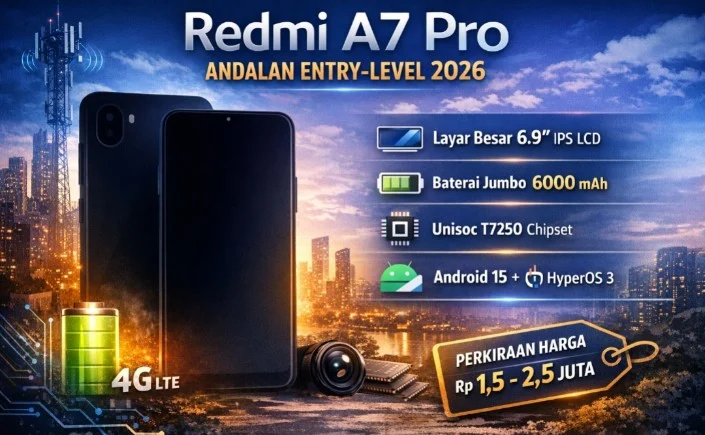 Redmi A7 Pro Jadi Opsi Ponsel Terjangkau Tunjang Gaya Hidup Aktif
