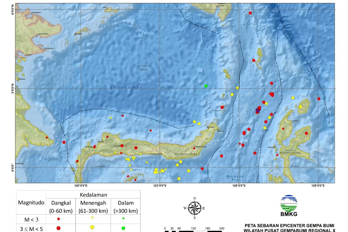 Sederet Fakta Gempa Tektonik Sulawesi Utara‑Maluku Utara 2 April 2026