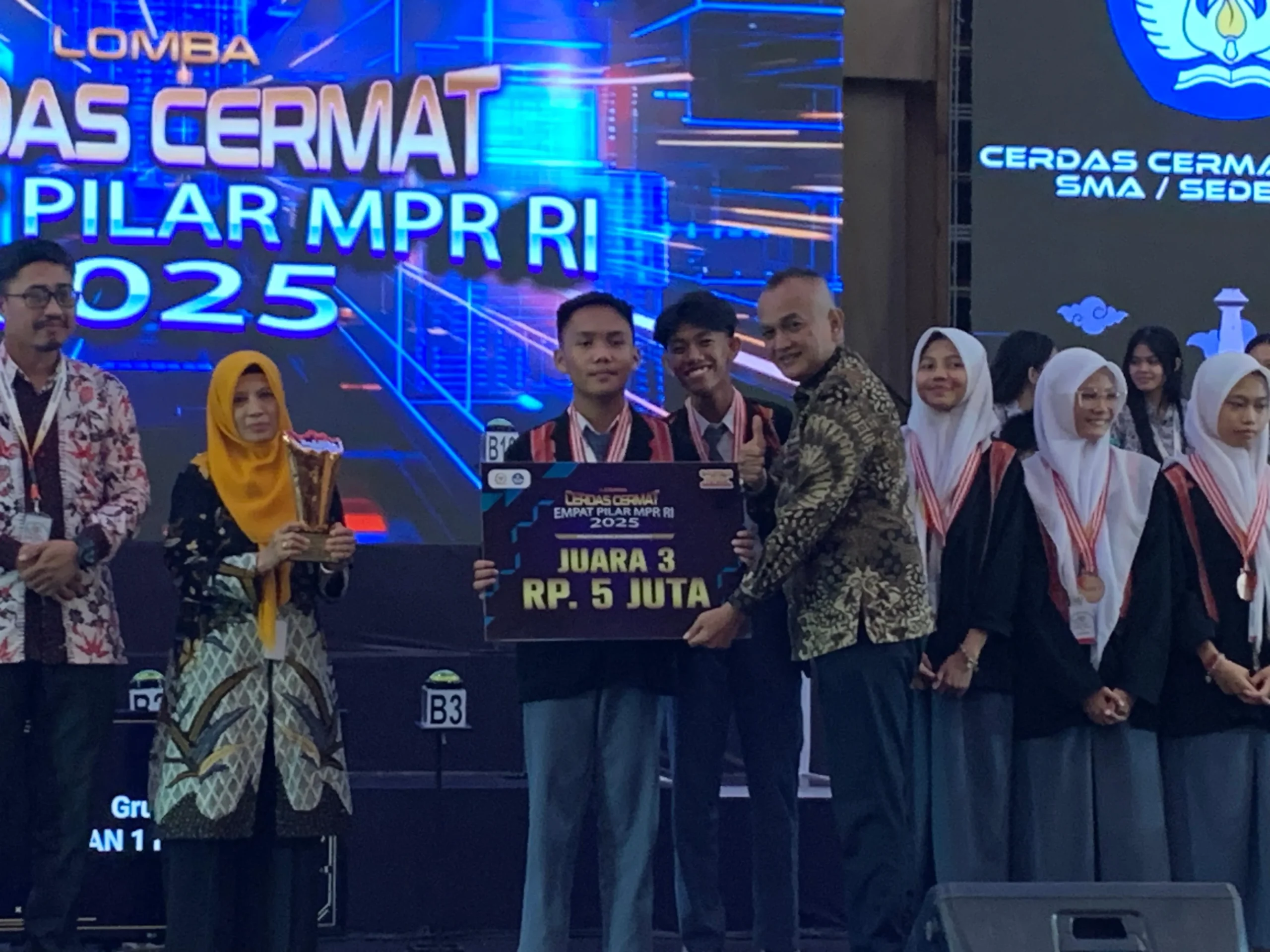 SMAN 3 Tangsel Raih Juara LCC Empat Pilar MPR 2026 Tingkat Banten, Siap Berlaga di Nasional