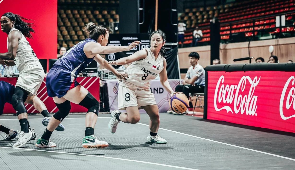 Tim Basket 3x3 Putri Indonesia Kalahkan Kyrgyzstan di Asian Beach Games