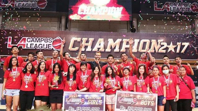 Tim Putra dan Putri Ubaya Raih Gelar Ganda di Campus League Basketball Regional Surabaya